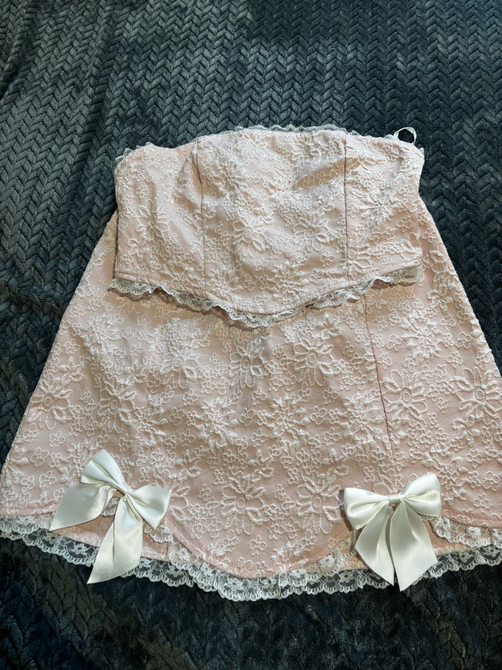 Pink Lacy 2 Piece Set
